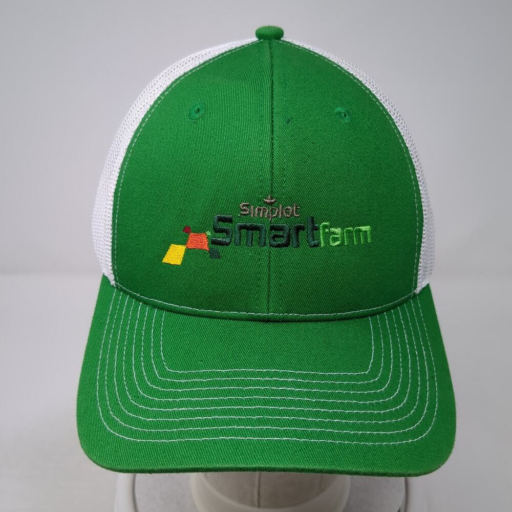 Simplot Small Farm Snapback Trucker Hat Green One… - image 2